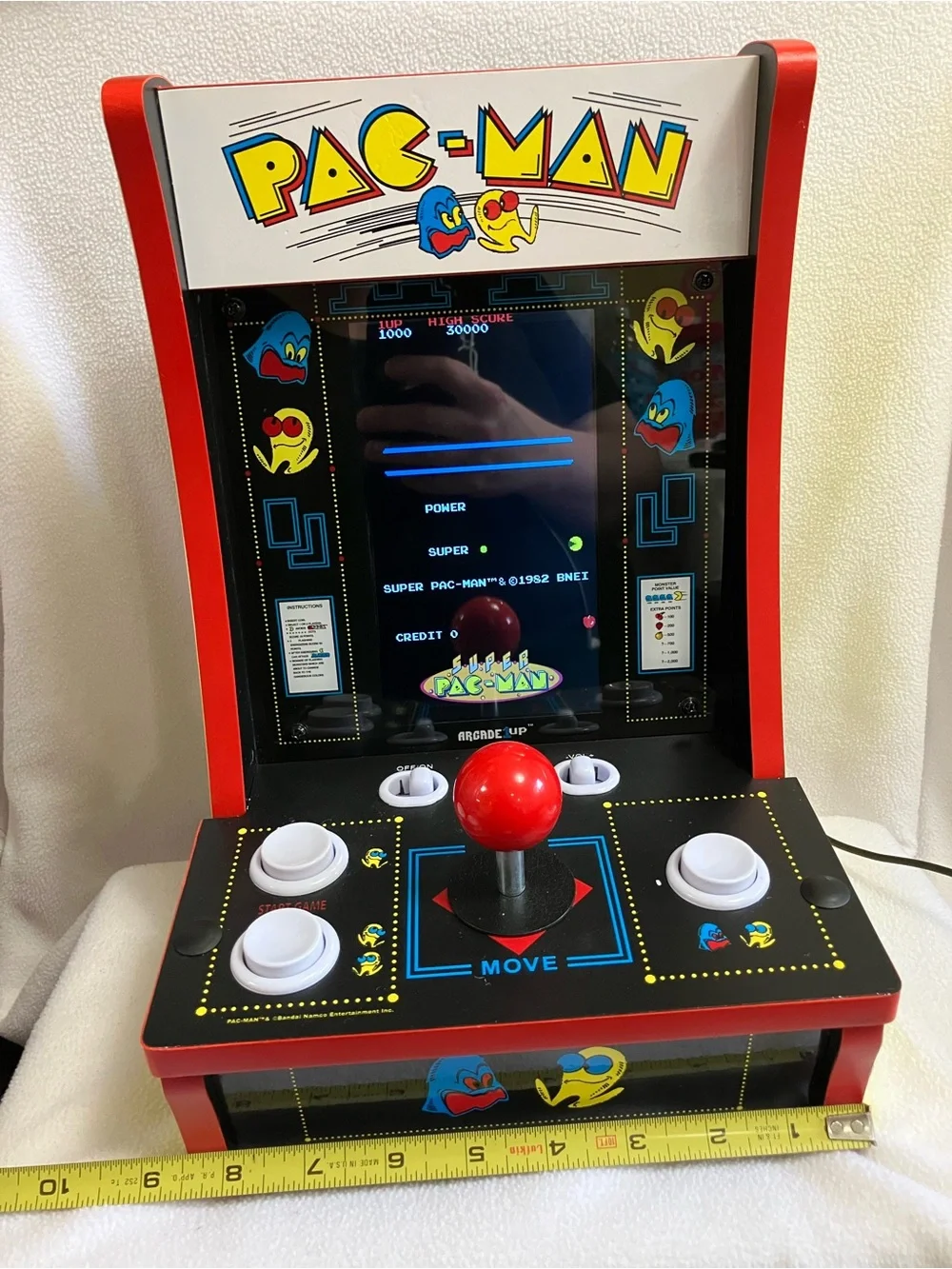 Arcade 1 Up Pac-Man Mini Cabinet for Table or Counter Top. Excellent condition